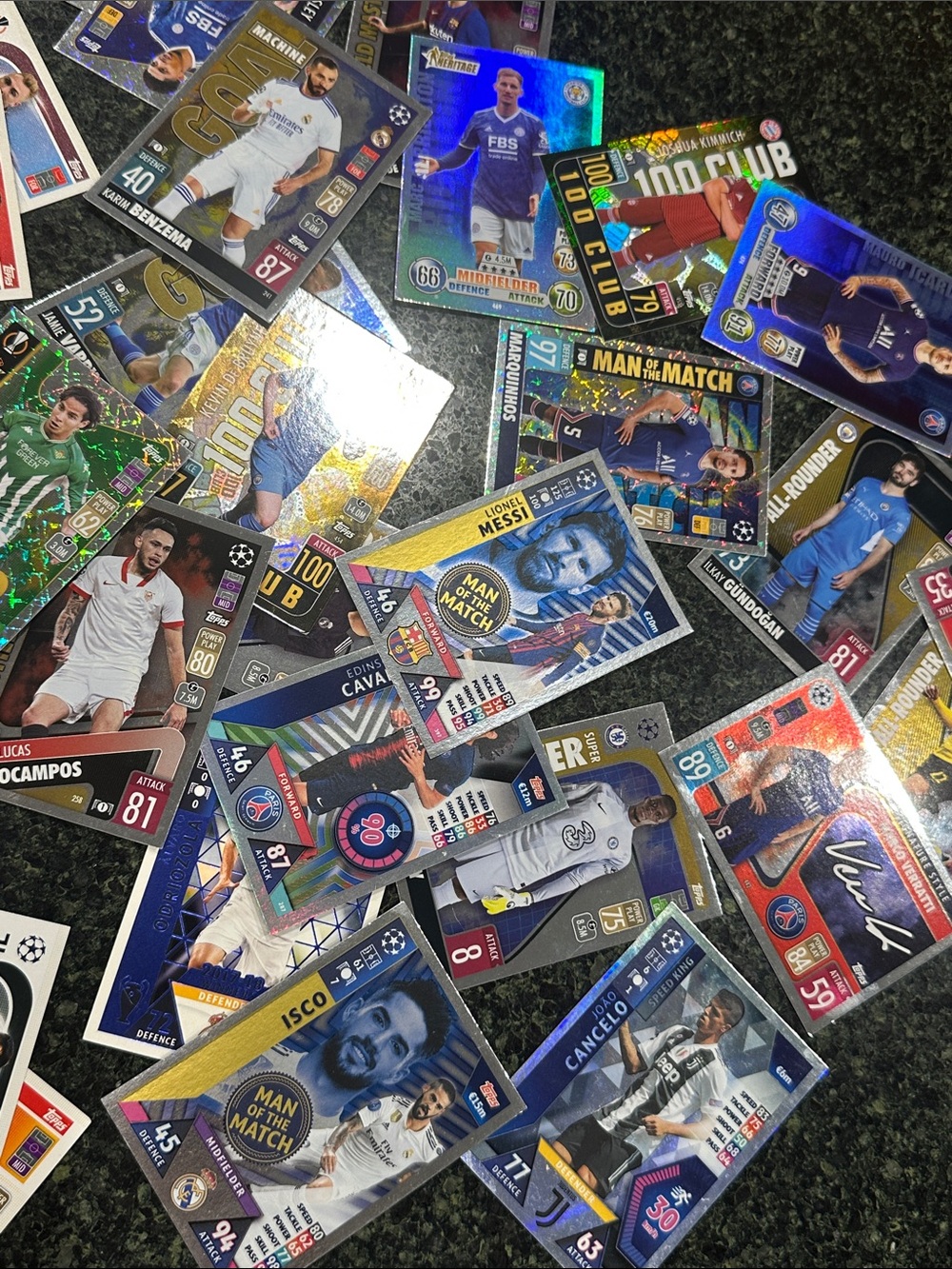 World Cup TOPPS match attack UEFA Soccer Trading Card Lot Collectible Cards - Picture 2 of 13